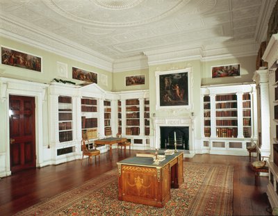 Ansicht der Bibliothek von Robert Adam